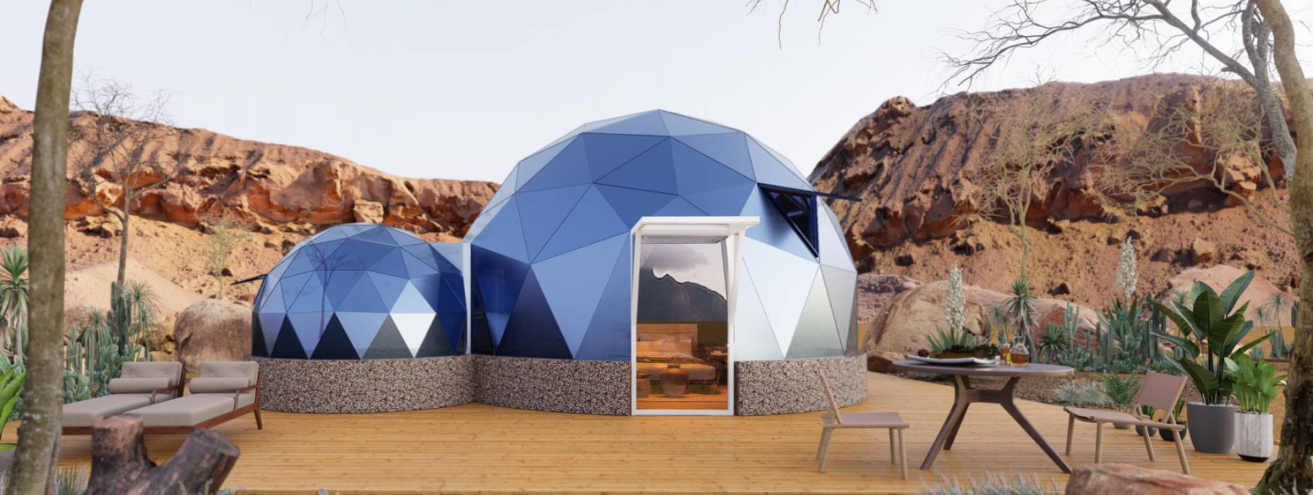 合作市球形智能光伏玻璃星空房